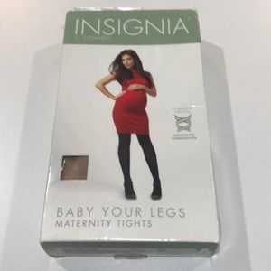 New in box Insignia Maternity Tights (Nude)